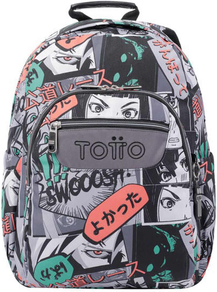 Totto acuareles mochila deporte Gris (UNICA)