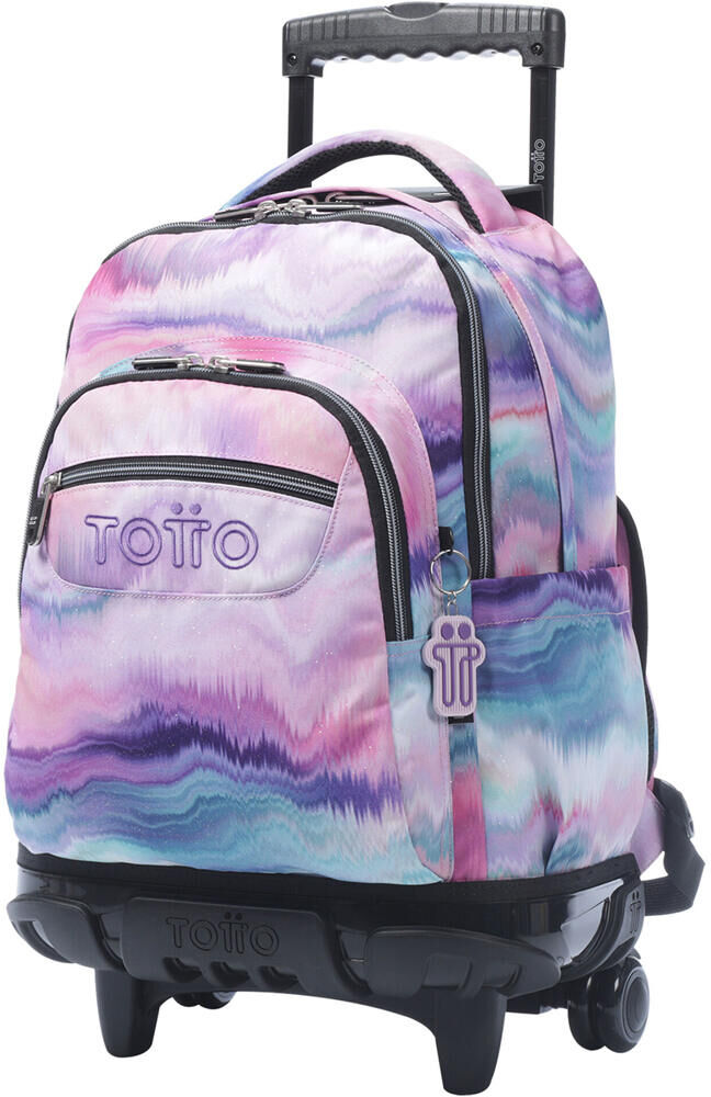 Totto ruedas renglones glitter mochila deporte Multicolor (UNICA)