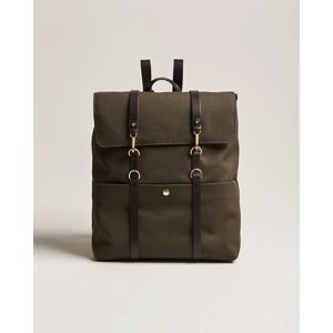 Mismo M/S Nylon Backpack Army/Dark Brown - Musta - Size: One size - Gender: men