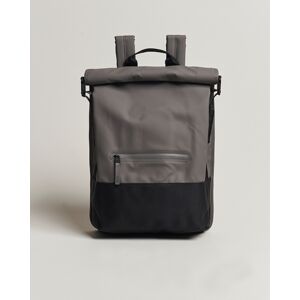 RAINS Trail Rolltop Backpack Grey - Musta - Size: One size - Gender: men