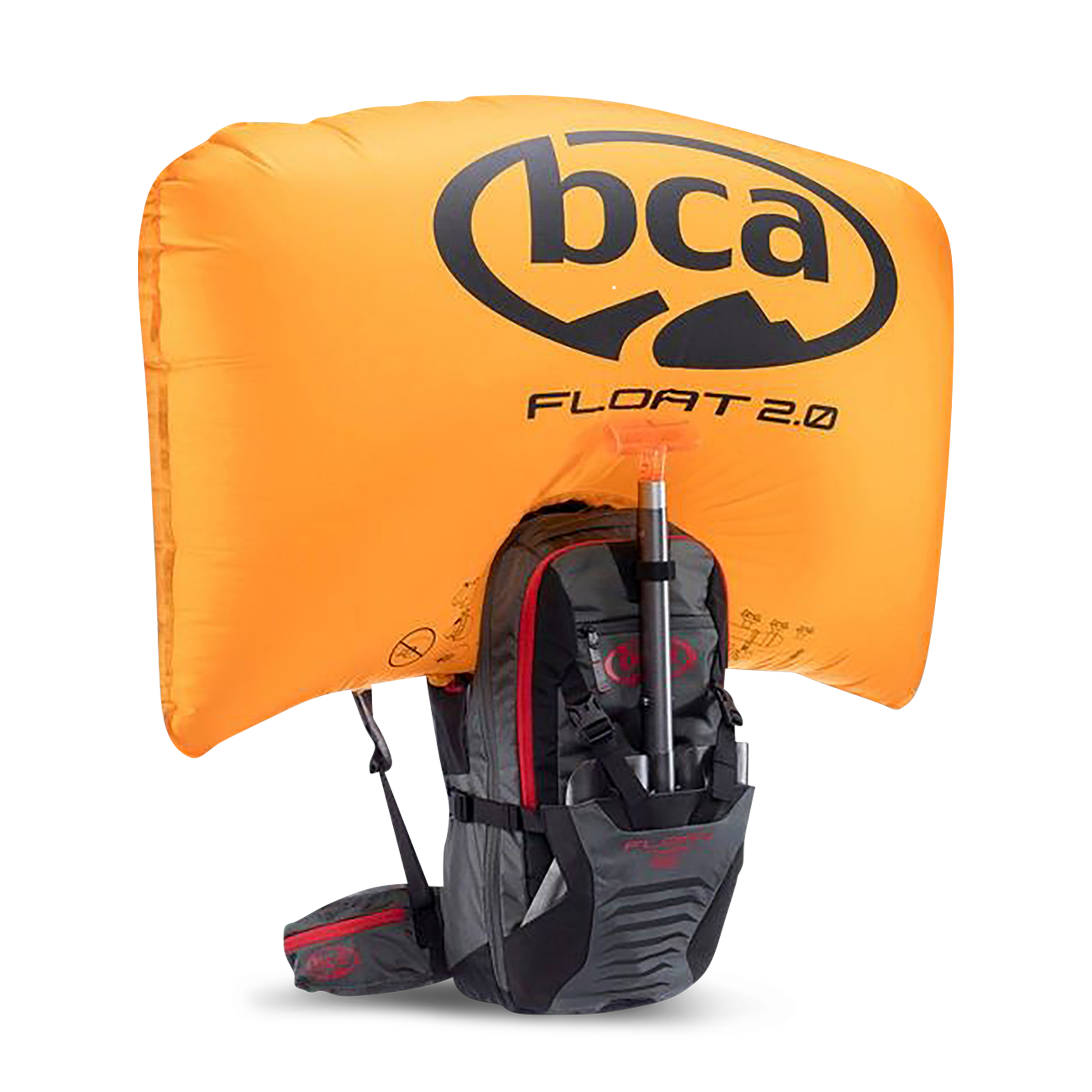 BCA - Backcountry Access Ilmatyyny BCA Float 25 Turbo Avalanche Harmaa-Musta-Punainen