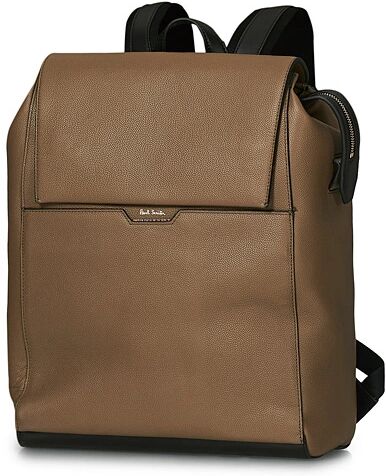 Paul Smith Leather Lux Backpack Taupe