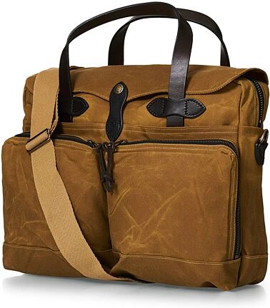 Filson 24-Hour Tin Cloth Briefcase Dark Tan