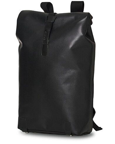 Brooks England Pickwick Reflective Leather Backpack Black