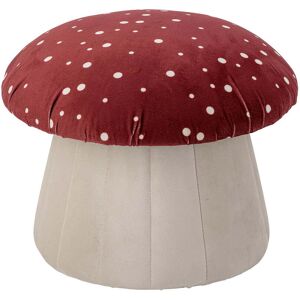 Bloomingville - Lue Pouf Ø 37 x H 30 cm, rouge