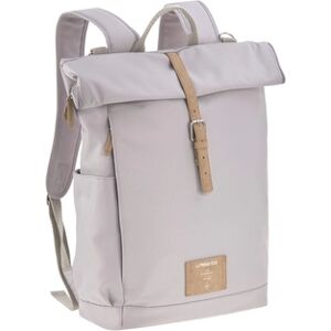 LÄSSIG Sac à langer dos Rolltop Backpack gris