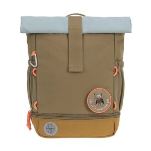LÄSSIG Sac à dos enfant Mini Rolltop Backpack, Nature olive