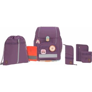 LÄSSIG Cartable d'ecole enfant Boxy Unique purple 7 pieces