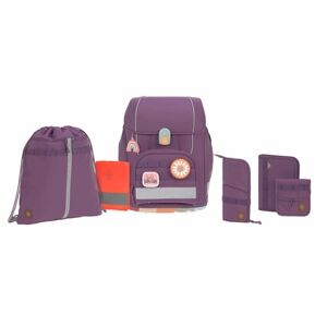 Cartable d'école enfant Boxy Unique purple 7 pièces