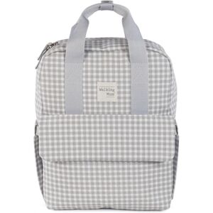 Walking Mum Sac a dos enfant I Love Vichy gris