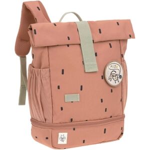 LÄSSIG Sac à dos enfant Mini Rolltop Happy Prints caramel