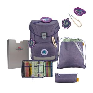 ® Cartable d'école enfant Ergoflex Easy ECO My Planet, 5 pièces