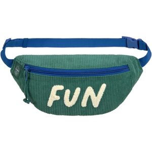 LÄSSIG Sac banane enfant mini velours côtele Little Gang Fun vert