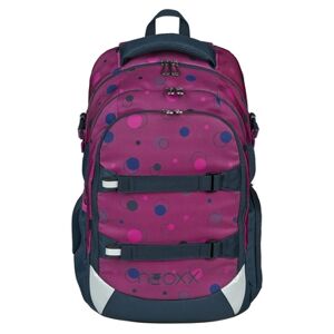 neoxx Active Sac a dos scolaire Pro en bouteilles de PET recyclees, violet bleu