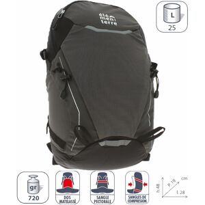 Élémenterre Sac à dos Élémenterre Talca 20 L Noir 20 L Mixte