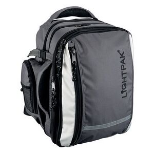 Lightpak Sac à dos pour l'école 'VANTAGE', nylon, gris