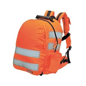 Portwest - Sac à dos anti-happement haute visibilité Orange Taille Unique