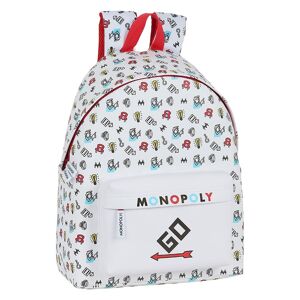 Monopoly 21l Backpack Blanc Blanc One Size unisex