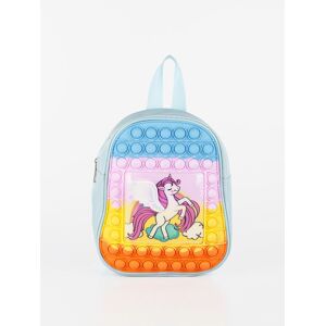 Solada Zainetto bimba con pop it Zaini bambina Blu taglia Unica