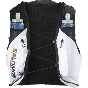 Salomon Adv Skin 12 Race Flag - zaino trailrunning Black/White L