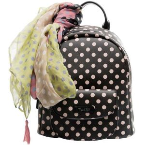 PASH BAG LADY Zaino a pois con foulard