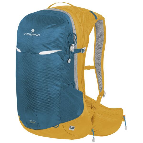 ferrino zephyr 22+3 - zaino escursionismo blue/yellow 22+3