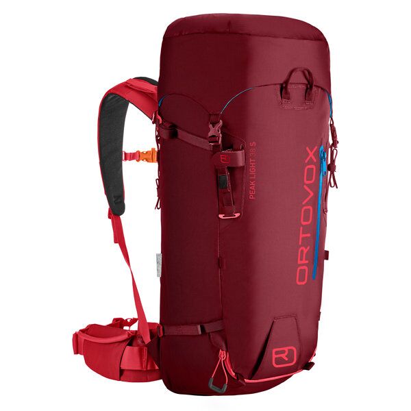 ortovox peak light 38s - zaino alpinismo - donna dark red