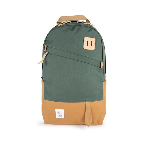 topo designs daypack classic - zaino tempo libero green/orange