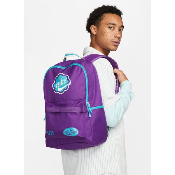 nike zaino heritage viola e blu unisex fb2841-507 tu