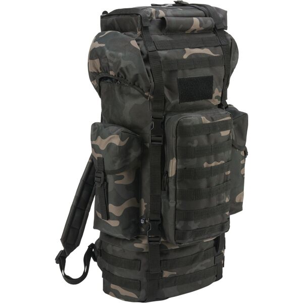 brandit molle battle zaino nero grigio 60l+