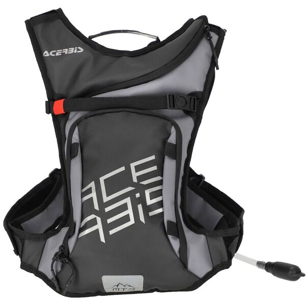 acerbis senter zaino nero grigio unica taglia