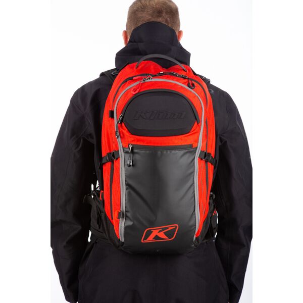 klim krew 22 zaino da motoslitta nero rosso