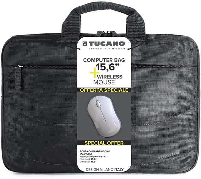 Tucano Borsa Linea Idea + Mouse Wireless