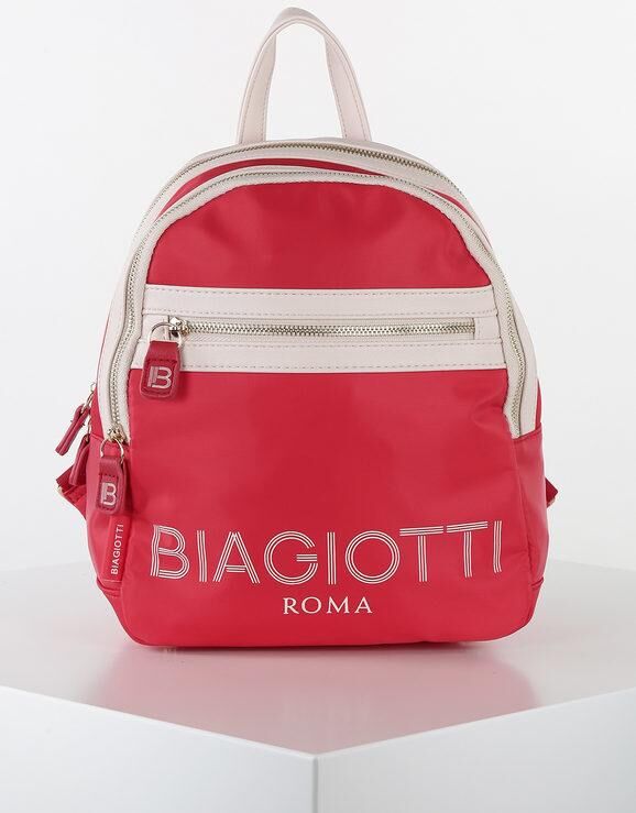 Laura Biagiotti Zainetto in tessuto con tasche Zaini donna Rosso taglia Unica