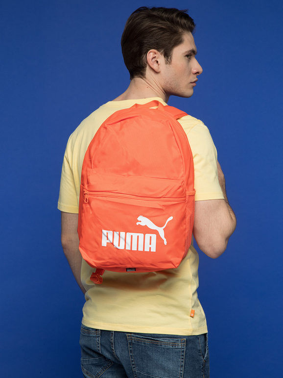 Puma Zaino sportivo in tessuto Zaini unisex Arancione taglia Unica