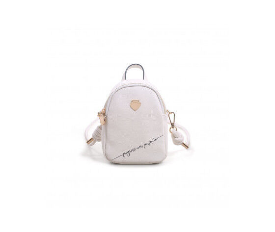 LE PANDORINE Gardenia Mini Backpack Progress White