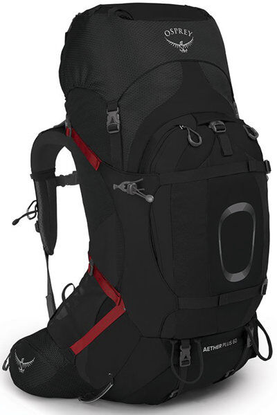 Osprey Aether Plus 60 - zaino trekking Black S/M