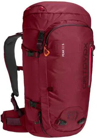 Ortovox Zaini alpinismo peak 32s, zaino alpinismo dark blood