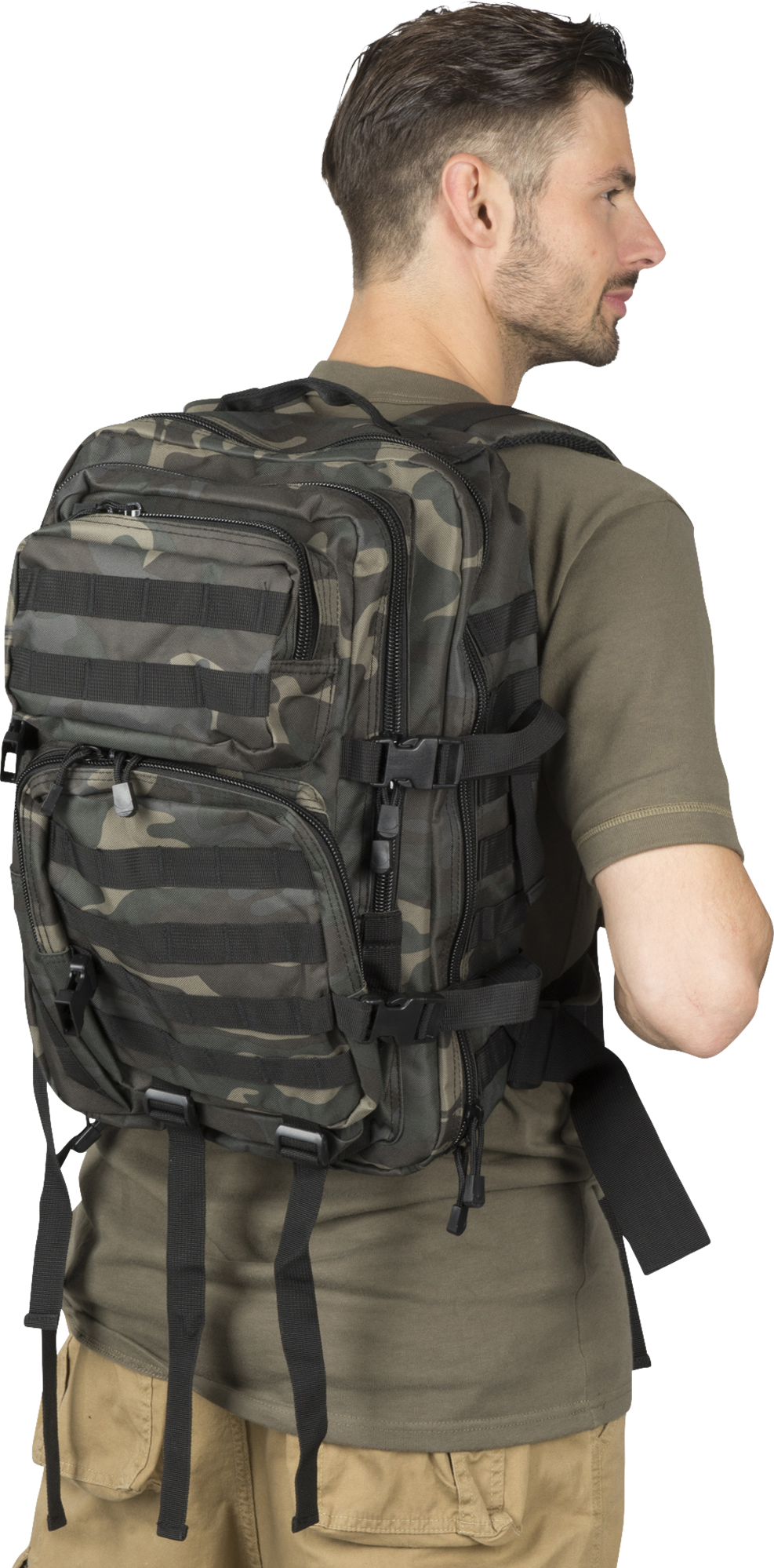 Brandit Zaino  US Cooper Large Camo scuro 30L