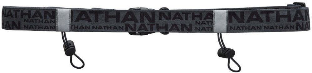 Nathan Ceinture Running Race Number Nutrition - Adulto - Tu - Grigio