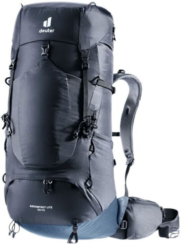 Deuter Zaino Aircontact Lite 50 + 10 - Uomo - Tu - Nero