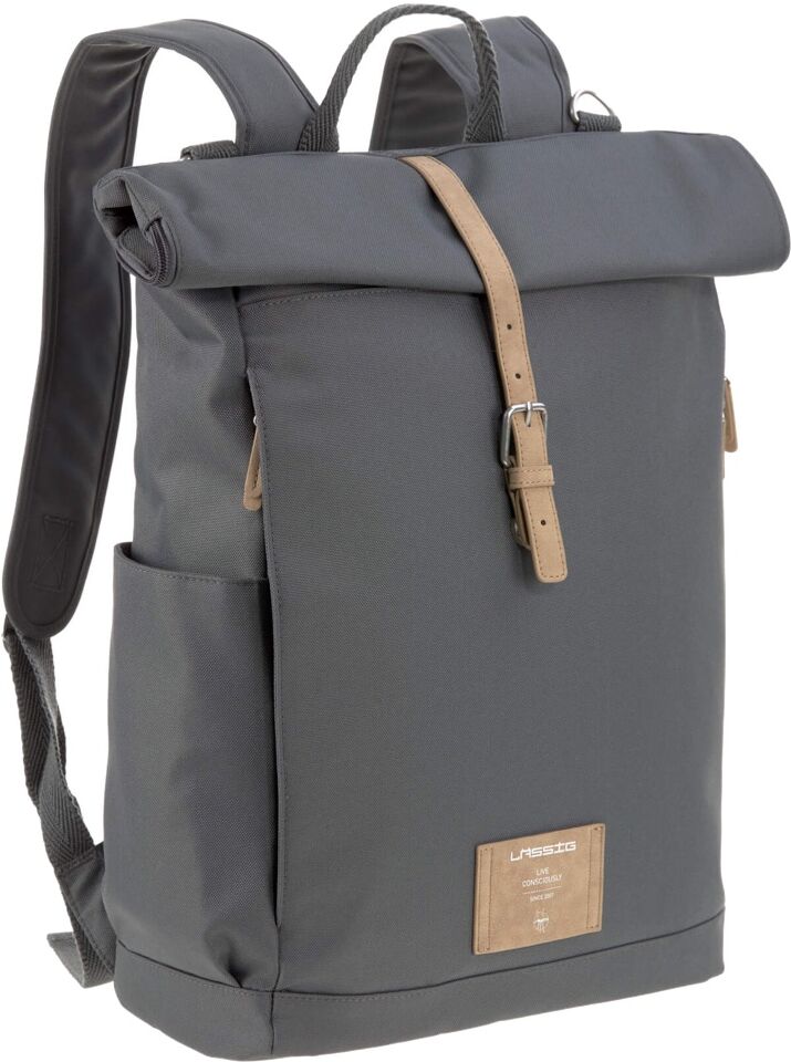 Lassig Zaino Fasciatoio Rolltop Anthracite