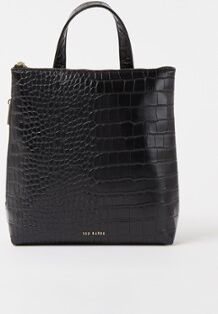 Ted Baker Belax rugzak met crocostructuur - Zwart