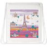 Eiffel Textile Eiffel Baby Francia rugzak, 37 x 41 cm, malve/oranje