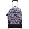 Kipling Sari, grote rugzak met wielen, 48cm, 27 l, Palm Fiesta PRT, Palm Fiesta Prt, Eén maat, SARI