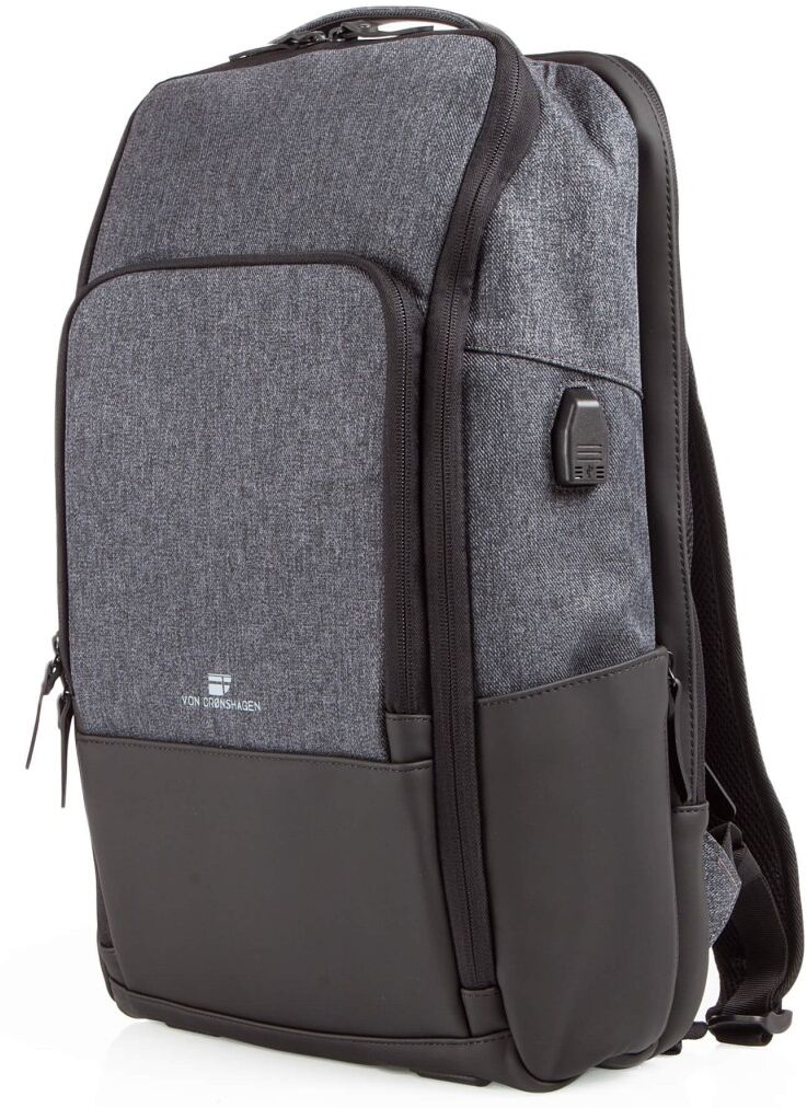 Von CrÃ¸nshagen Businessrucksack Sjard #02/01/01/498-7 Schwarz