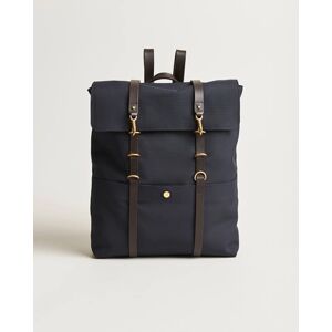 Mismo M/S Nylon Backpack Navy/Dark Brown