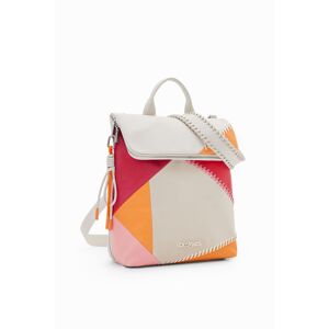 Desigual M multi-position patchwork backpack - MATERIAL FINISHES - U