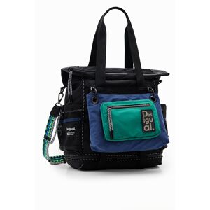 Desigual XL multi-position backpack - BLUE - U