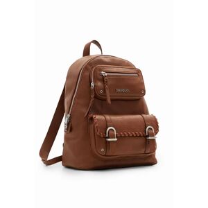 Desigual L pockets backpack - BROWN - U